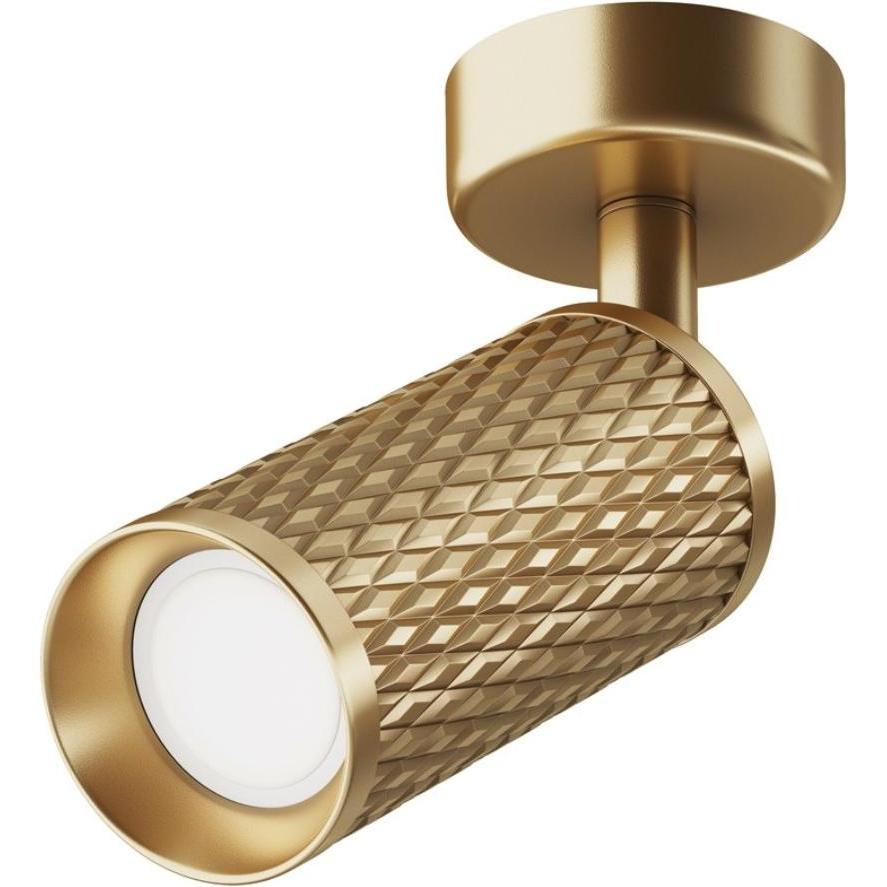 Maytoni, Wandleuchte + Deckenleuchte, Focus Design Deckenleuchte, Deckenlampe GU10 Gold-Farbe (GU10)