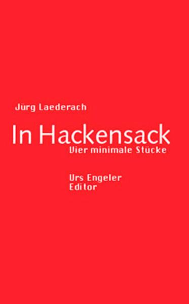 Produktbild In Hackensack (Deutsch, Jürg Laederach, 2003)