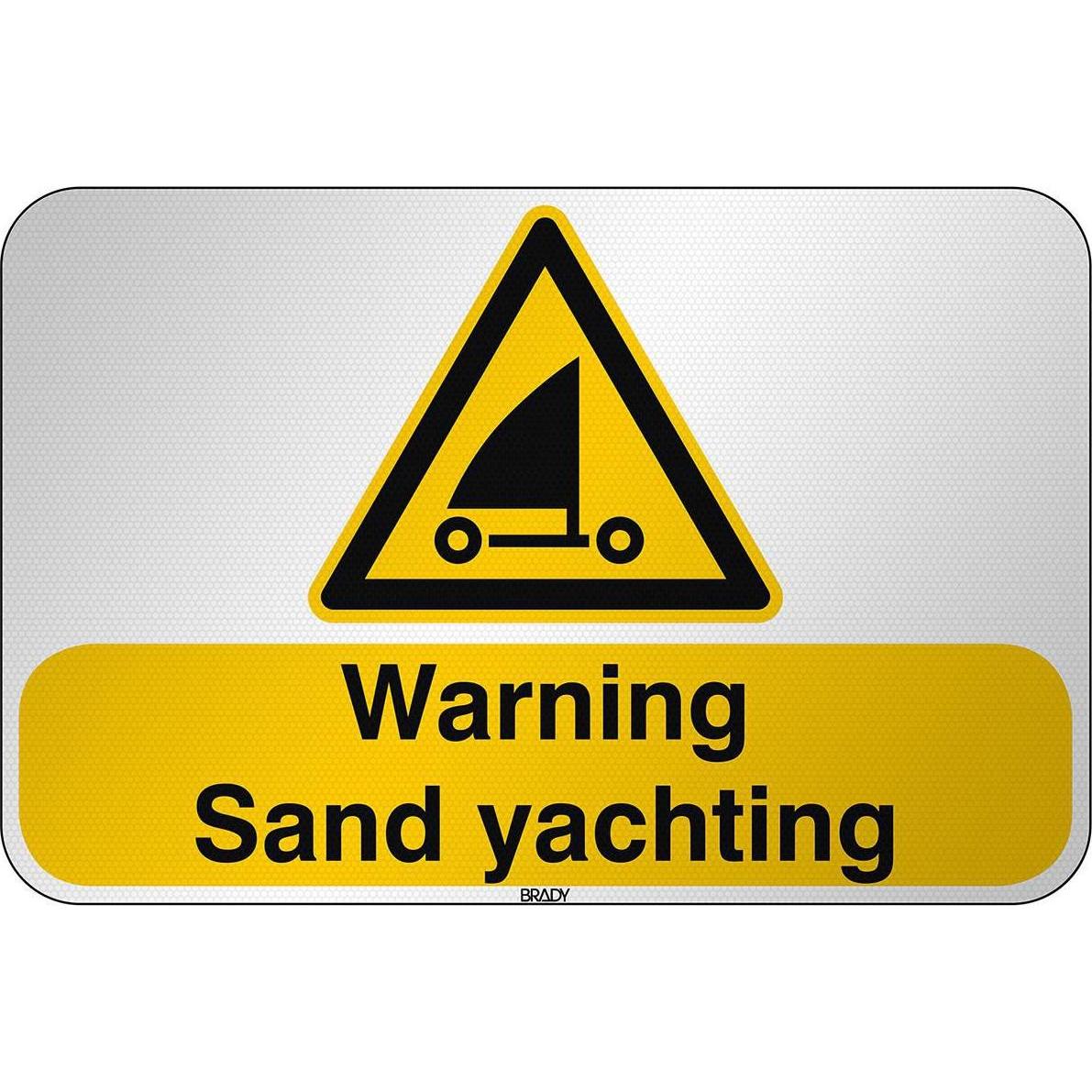 Brady, Sicherheitskennzeichnung, ISO Safety Sign Warning Sand