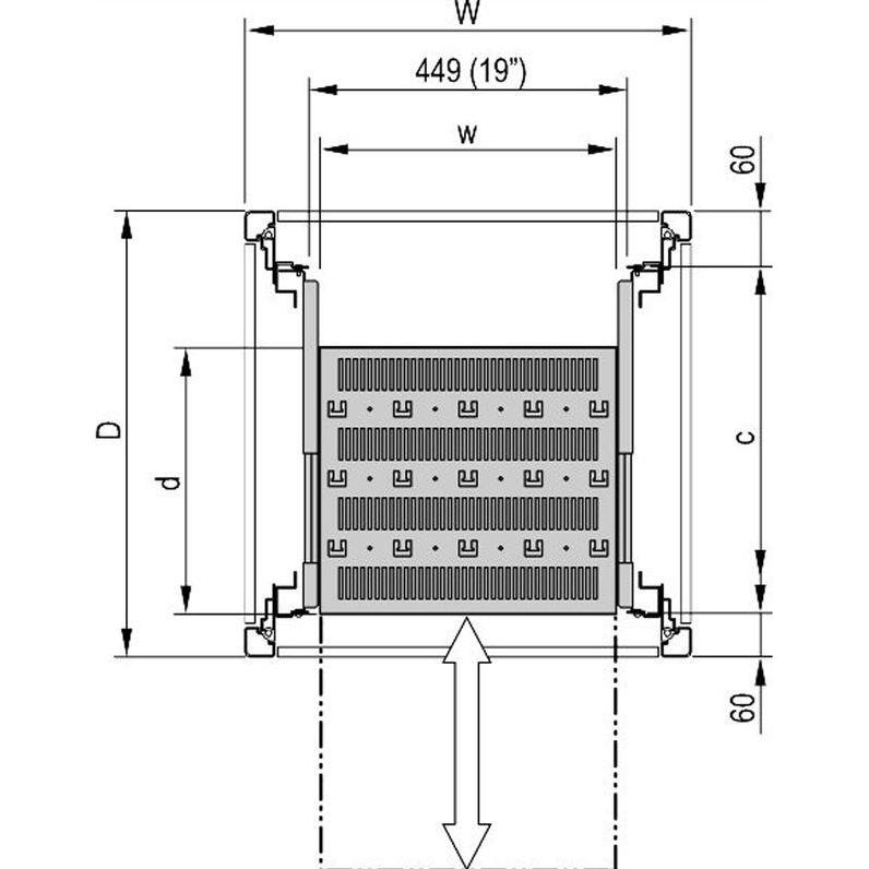 Thumbnail - Schroff Varistar, Serverschrank Zubehör, Grau