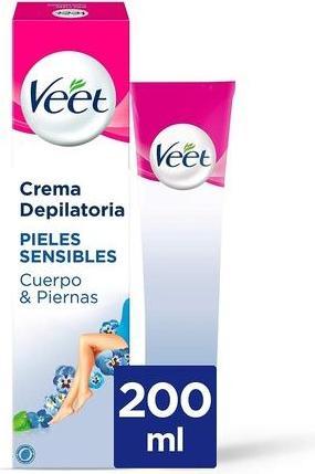 Actual product image Veet CREMA DEPILATORIA piel sensible 200 ml (200 ml, 1 x)