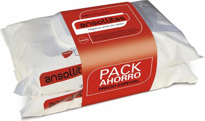 Lacer Ansollitas Duplo Packung mit 50 Einheiten (Intimtücher)