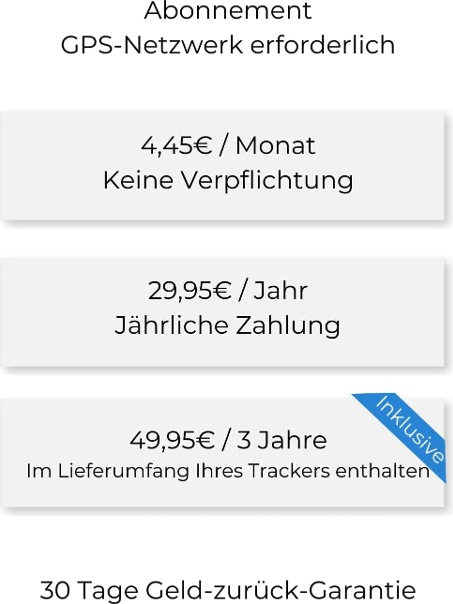 Etichetta energetica Invoxia Localizzatore GPS Mini (iOS, Android)