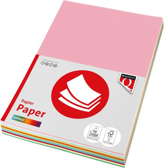 Immagine prodotto Quantore 10 colori Carta A4 120 grammi 100 fogli 129430 (120 g/m², 100 x, A4)