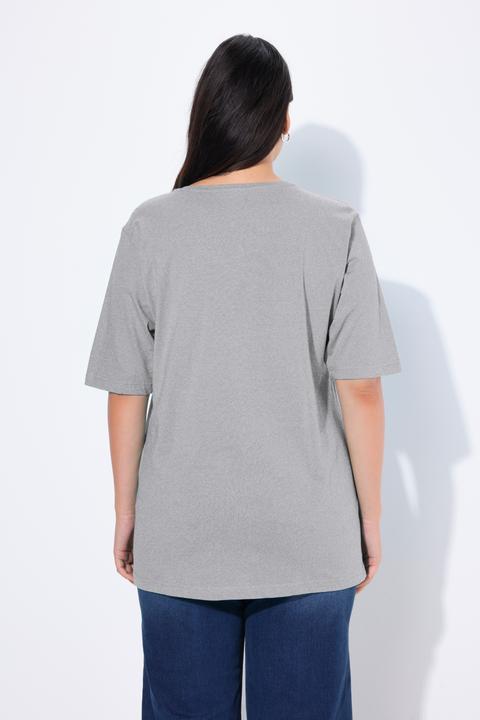 Produktbild Ulla Popken T-Shirt, Rundhalsausschnitt, Relaxed, Halbarm (46, 48)