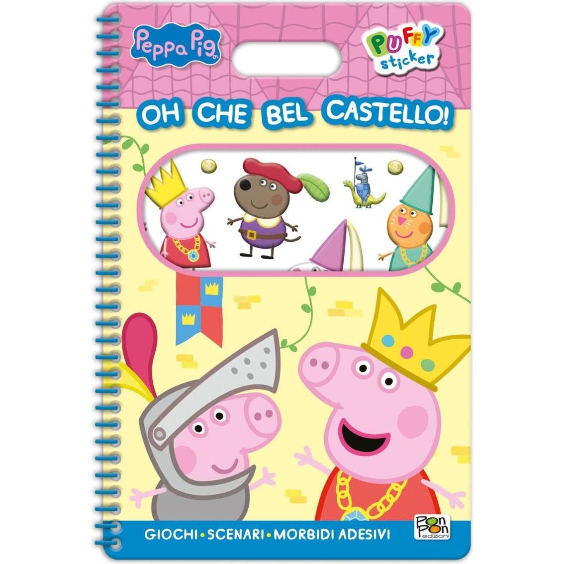 Pon Pon Edizioni, Sticker, Puffy Sticker Il Castello Di Peppa (New)