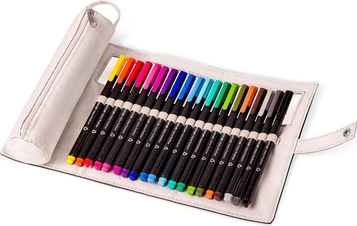 Actual product image Staedtler Fineliner triplus rPP, 20Stück (Assorted colours, 20x)