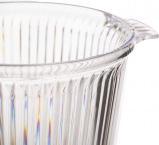 Actual product image Leknes transparent plastic striped ice bucket