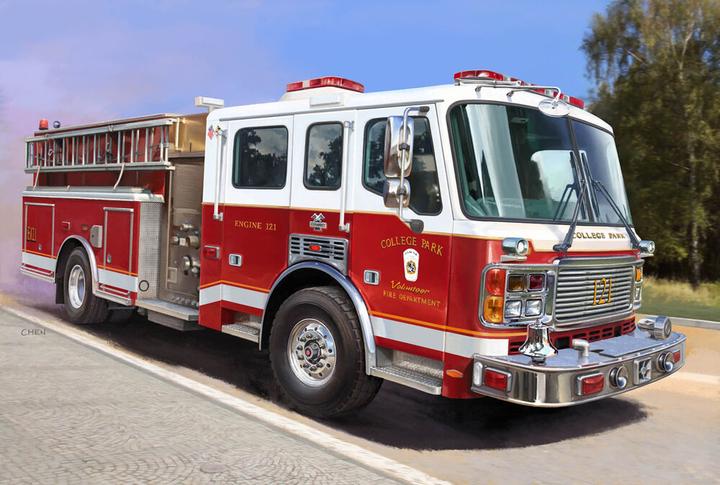 Produktbild Trumpeter American LaFrance Eagle Fire Pumper