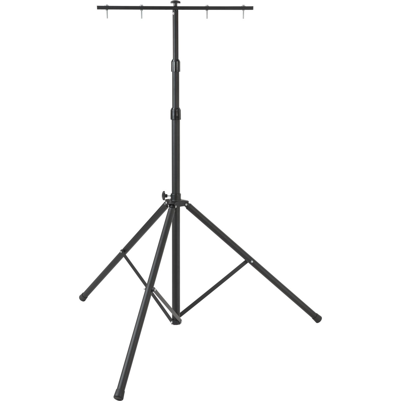 Brennenstuhl Bau Teleskop Stativ ST 301 mit Querträger, Montage Lichttechnik, Schwarz