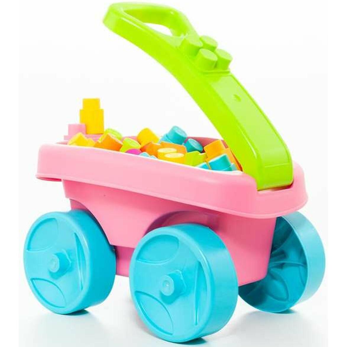 Molto Bauklötze Moltó 20 Stücke Einkaufswagen Rosa (39358573)