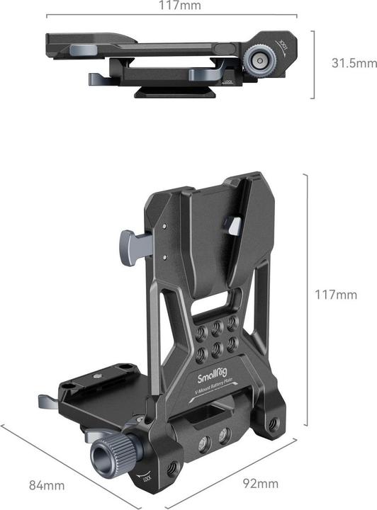 Image du produit SmallRig Système de montage de batterie Compact V-Mount 4064 (Accessoires vidéo divers)
