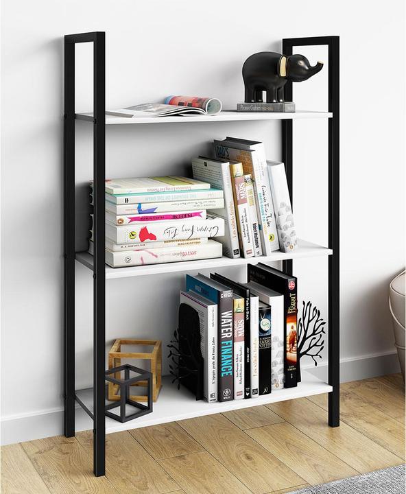 Immagine prodotto VCM Scaffale in metallo per libri Flakos 3-fold (56 x 24 x 100 cm)