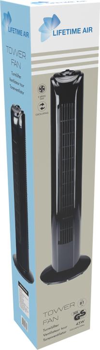 Produktbild Lifetime Air Fan tower 81cm black PP