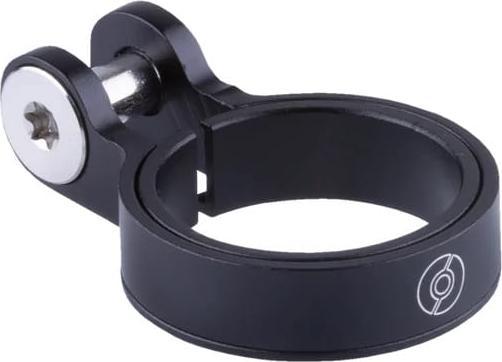 Supernova Spacer mount, 1 1/8", glossy black for mounting a headlamp underneath the vo