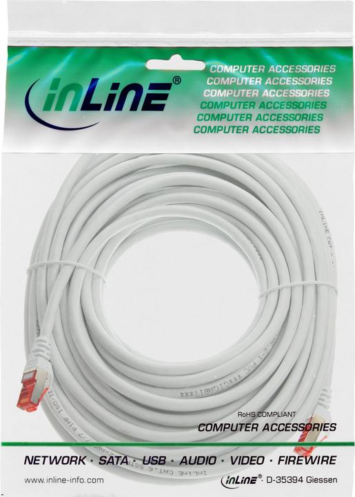 Produktbild InLine Netzwerkkabel (S/FTP, CAT6, 10 m)