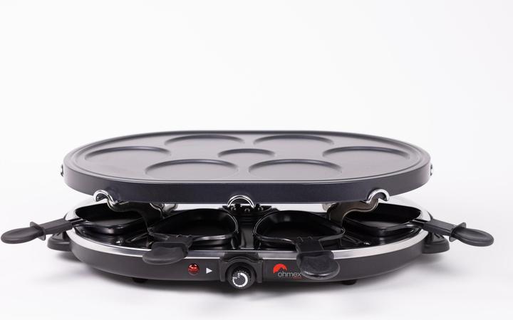 Produktbild Ohmex Raclette- Crepes- Grill-Gerät GRIL-4004