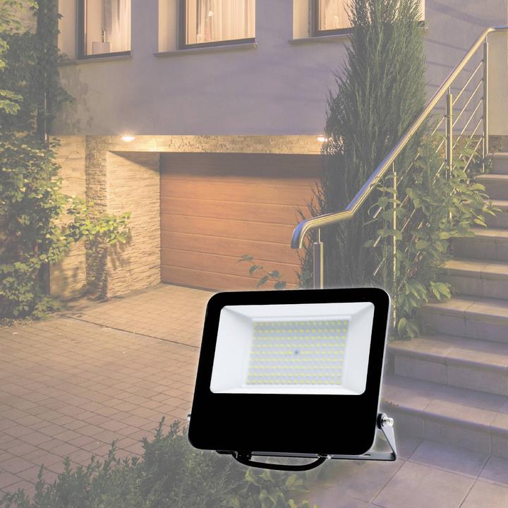 Produktbild Müller Licht Müller-Licht Chicago 21600066 LED-Aussenstrahler 100 W Neutralweiss (16000 lm, IP65)