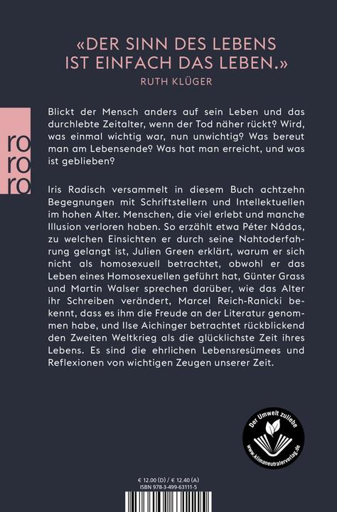 Produktbild Die letzten Dinge (Deutsch, Iris Radisch, 2016)
