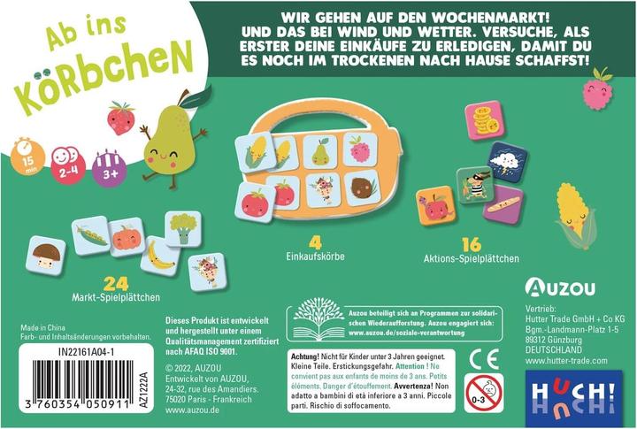 Produktbild Ab ins Körbchen (d) (Deutsch, 2 - 4 Spieler)