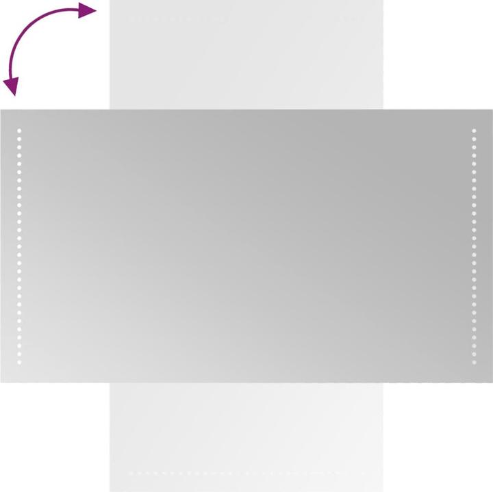 Produktbild vidaXL Spiegel (50 x 90 cm)