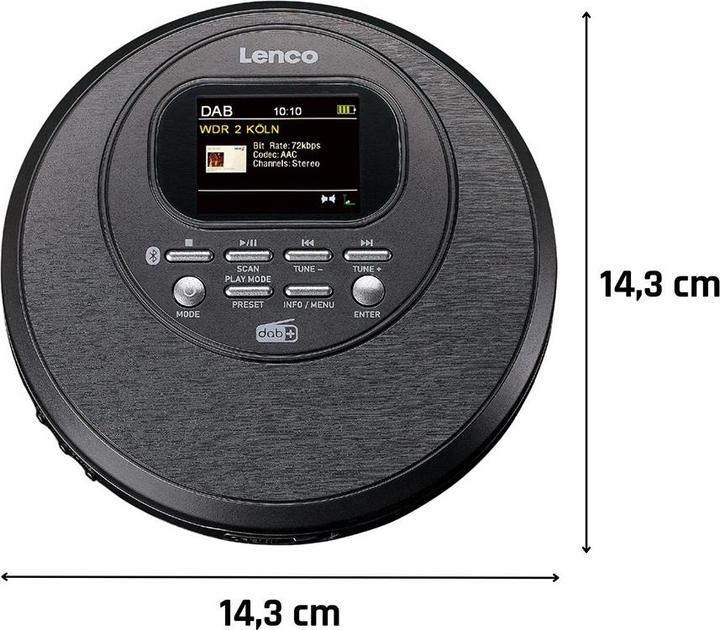 Actual product image Lenco CD-500BK