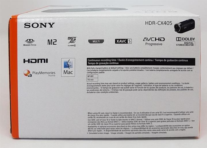 Produktbild Sony Hdr Cx405 (2.29 Mpx, 50p, 30 x)