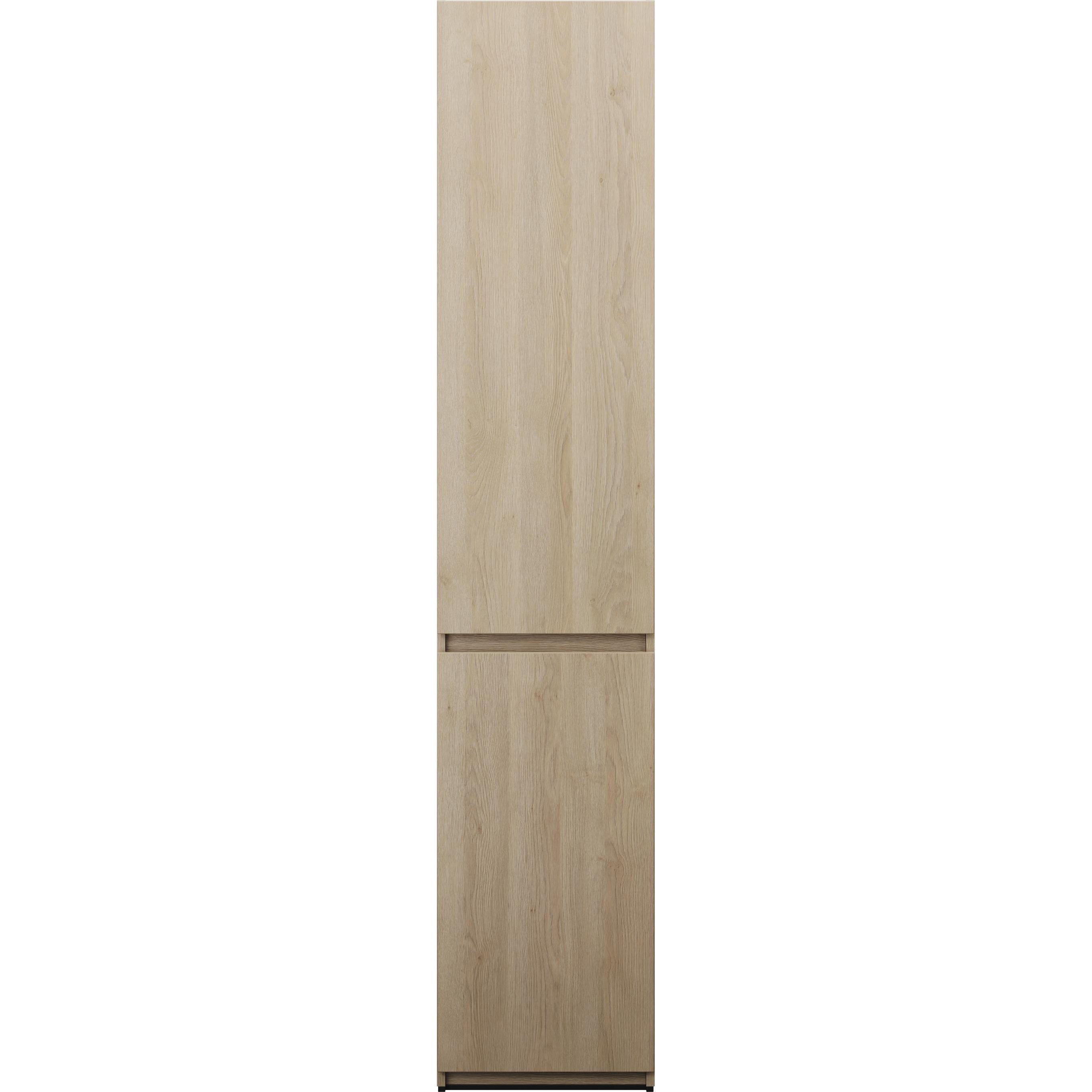 burgbad, Badezimmerschrank, Lin20 Hochschrank Bodenstehend mit 2 Türen, Tiefe 345mm, Türanschlag links, 400x345x2000mm