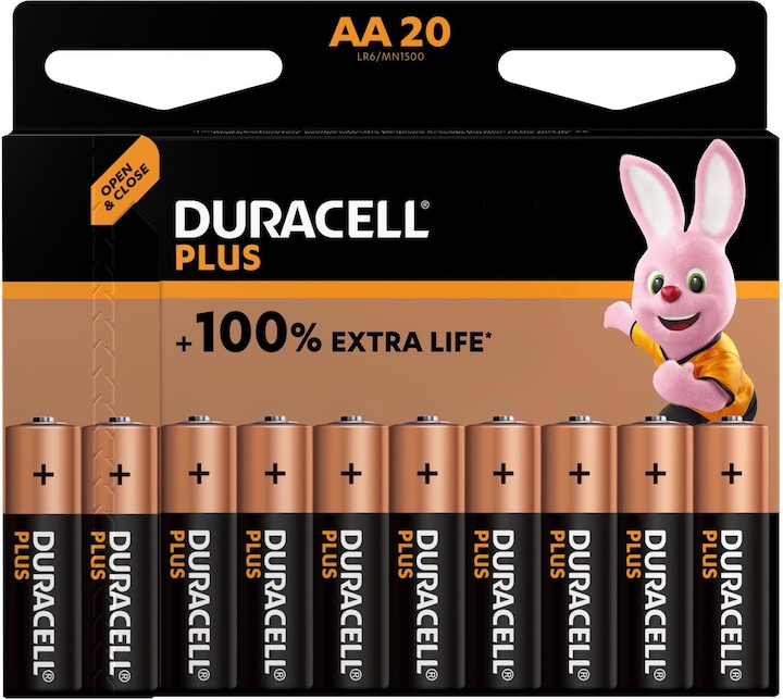 Actual product image Duracell Plus (20 pcs., AA)