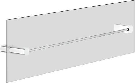 Actual product image Gessi Rilievo, towel rail 600 mm, mounting on glass wall, 59566