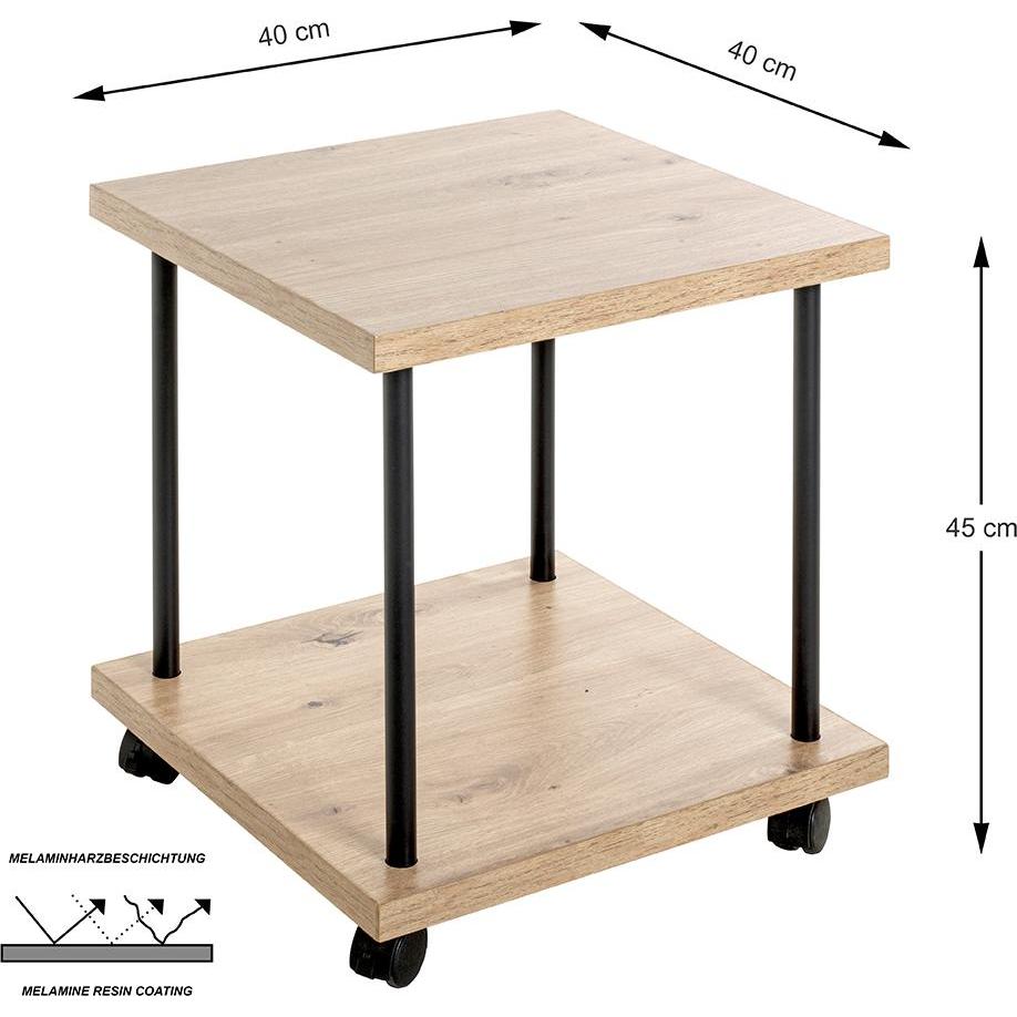 Thumbnail - HAKU Möbel, Couchtisch + Beistelltisch, Amani (40 x 40 x 45 cm)