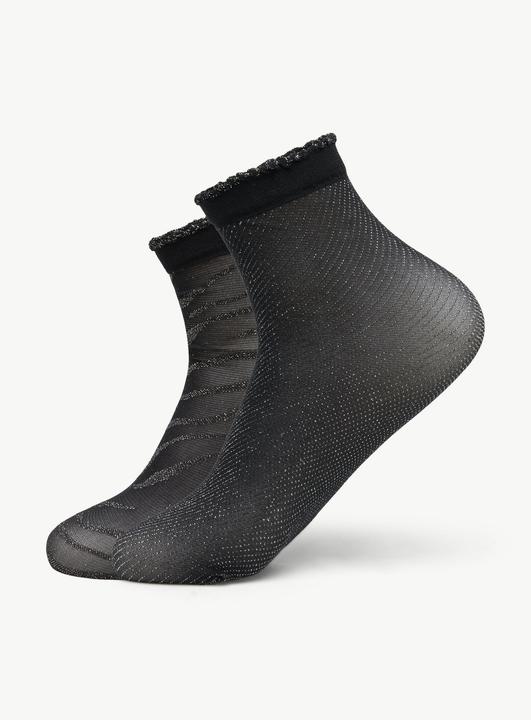 Produktbild Comma Socken Glamour-Socken mit Glitzergarn im Doppelpack (2er Pack, One Size)