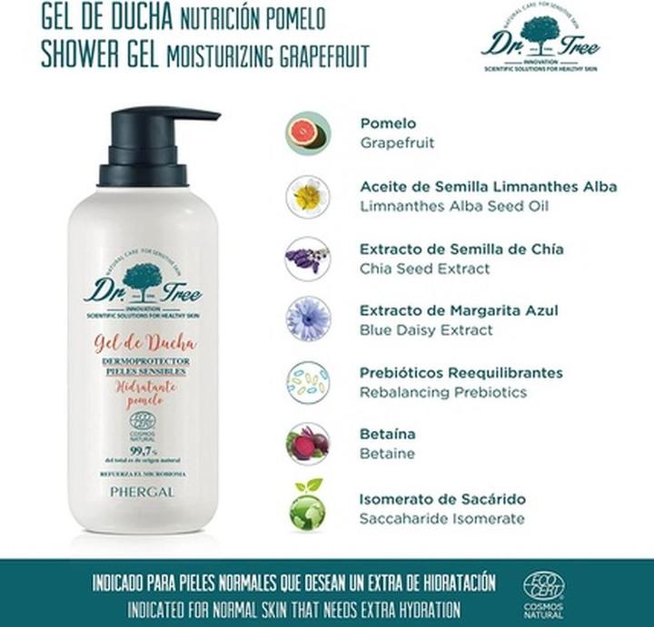 Produktbild Dr. Tree Eco Feuchthalte-Duschgel 500ml (500 ml)