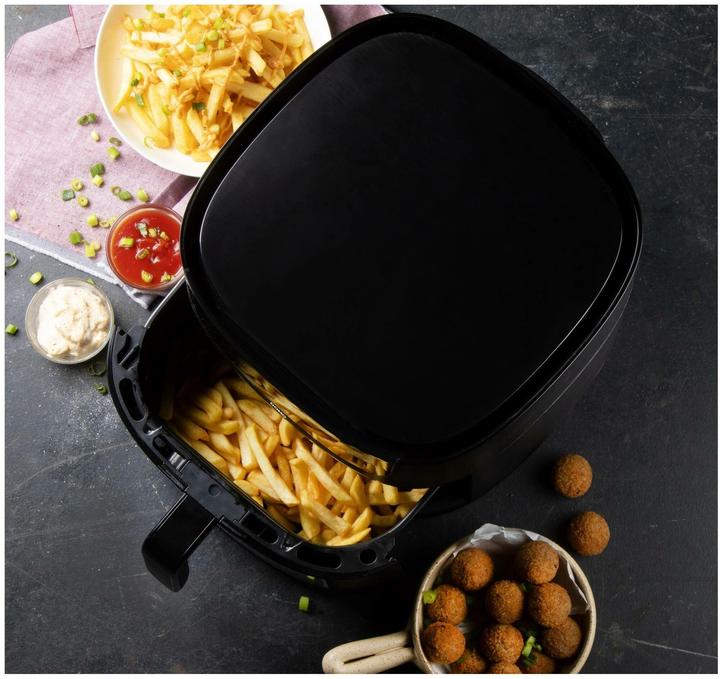 Immagine prodotto Domo Friggitrice ad aria calda Deli-freyer 1800W con display, rivestimento antiaderente, protezione