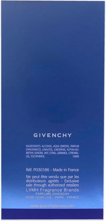 Actual product image Givenchy blue label (Eau de toilette, 100 ml)