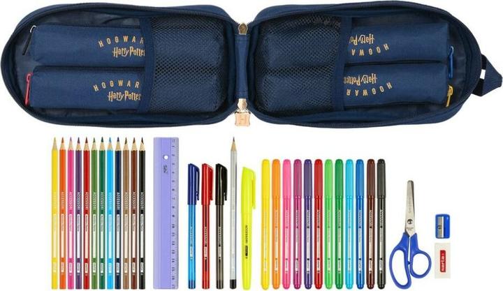 Immagine prodotto Zaino con portamatite Magico Marrone Blu Navy (12 x 23 x 5 cm) (33 pezzi)