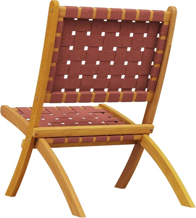 Produktbild VidaXL Gartenstühle 2 Stk. Klappbar Akazie & Stoff