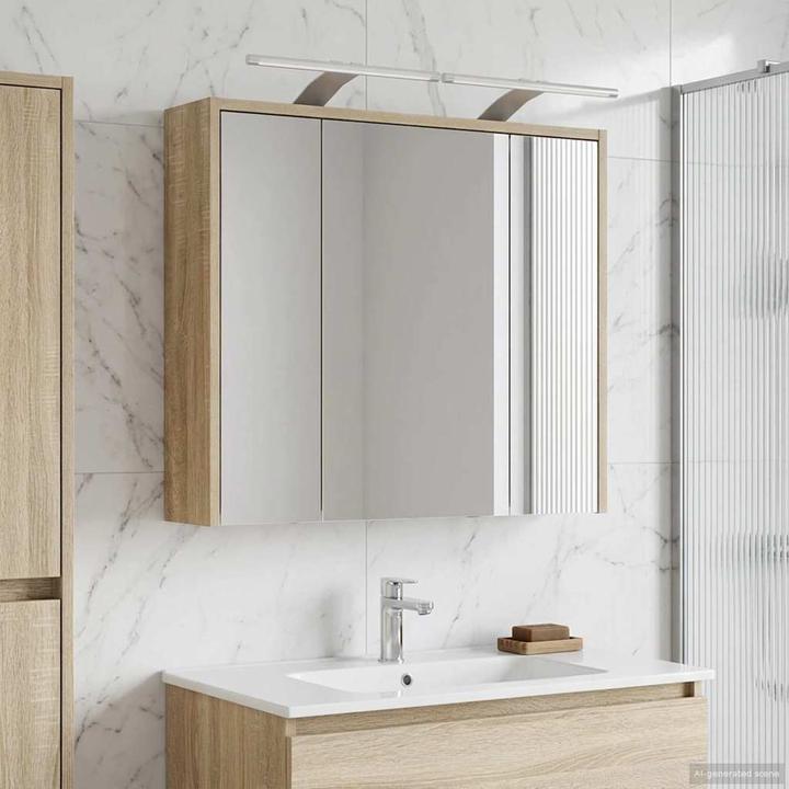 Produktbild vidaXL Badezimmerschrank (16 x 16 x 62.50 cm)