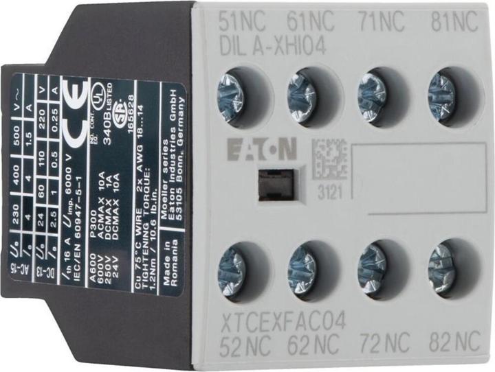Image du produit Eaton DILA-XHI04 276424 Module de contact auxiliaire 4 O Construction