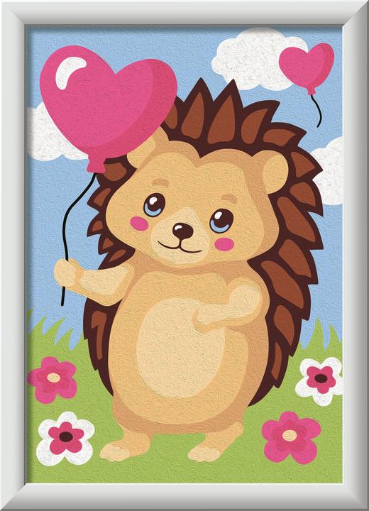 Produktbild Ravensburger CreArt, Malen nach Zahlen Kinder - Herziger Igel