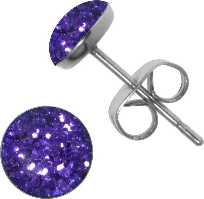 Image du produit Bijouteria Clous d'oreille (Acier inoxydable, Résine époxy)