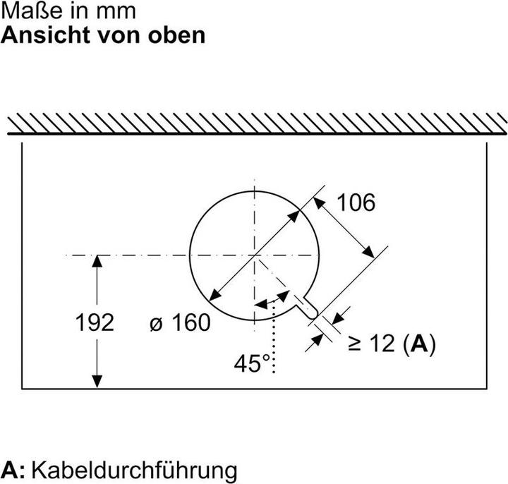 Produktbild Bosch Hausgeräte Serie 6, Integrierte Designhaube, 90 cm, Klarglas schwarz bedruckt, Mattschwarz, DBB97DP60