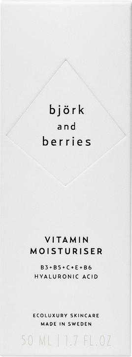 Actual product image Björk & Berries Vitamin Moisturiser (50 ml, 24h cream)