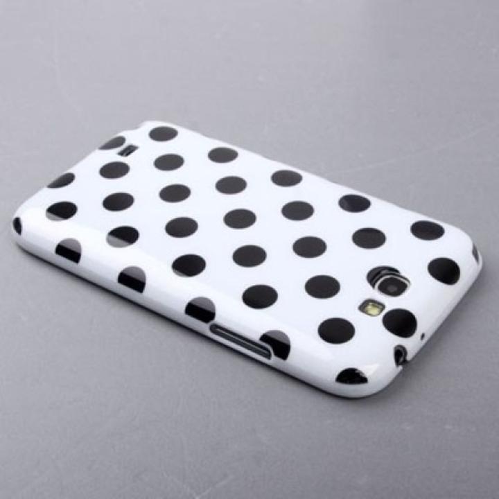 Actual product image König Design Protective cover TPU Case for mobile Samsung Galaxy Note II N7100 white/black (Samsung Galaxy Note 2 N7100)