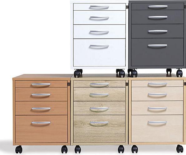 Produktbild kaiserkraft Rollcontainer Miami, 4 Schubladen (42 x 60 x 55 cm)