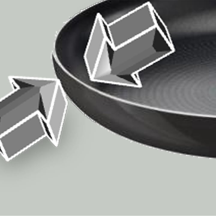 Actual product image Tefal Resist (24 cm, Frying pan, Aluminium)