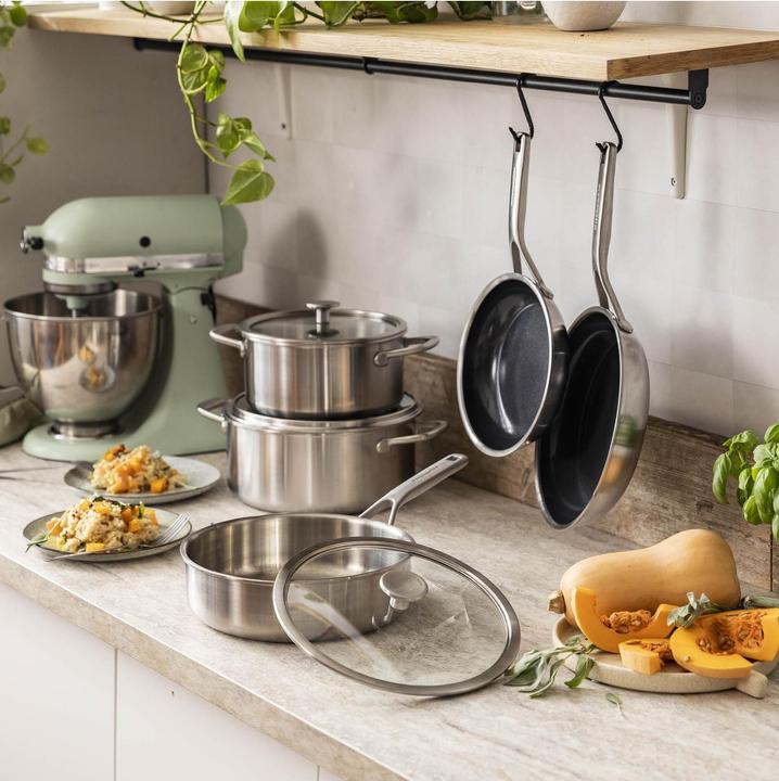 Actual product image KitchenAid Multi-Ply - 2-teilig (Saucepan, Stainless steel)