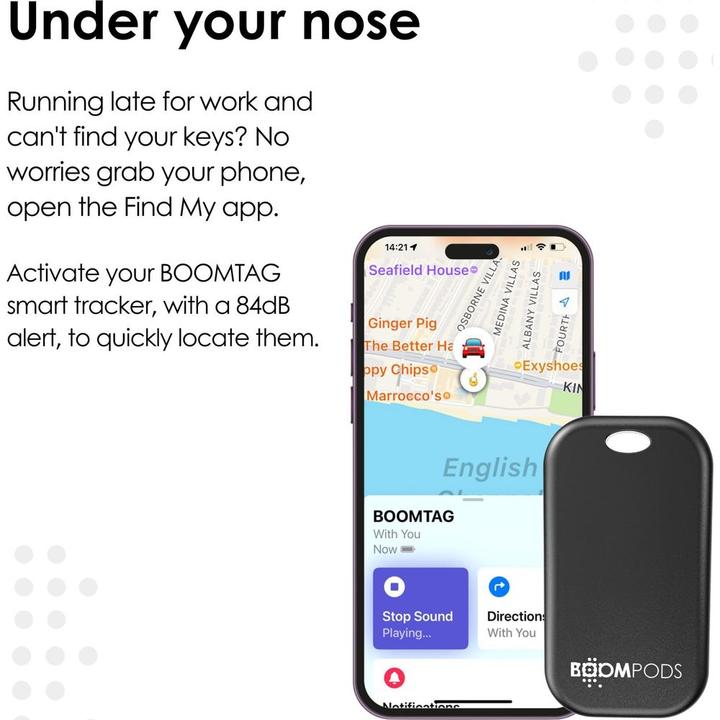 Immagine prodotto Boompods BOOMTAG - Smart Tracker (iOS)