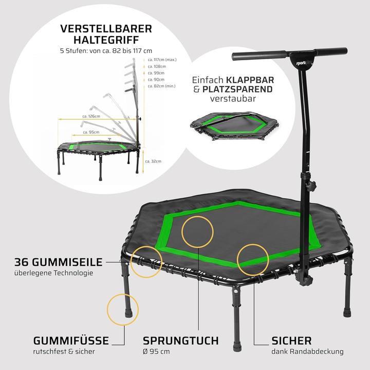 Image du produit Sportplus Trampoline de fitness (126 cm)