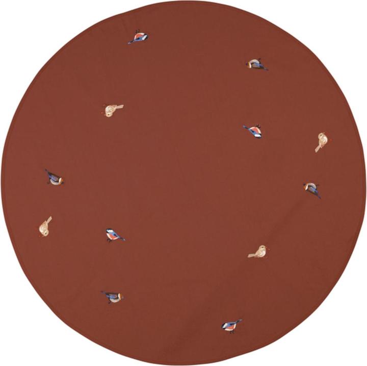 Broste Copenhagen BIRD Couverture de sapin de Noël smoked paprika 120 cm